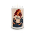 Soy Scented Candle — Redhead Graphic with 'What's up' Tee (13.75 oz)