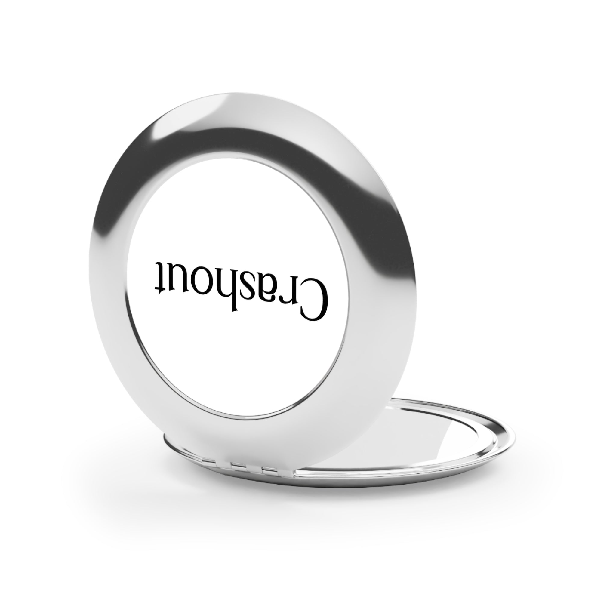 Compact Travel Mirror — Personalized 'Crashout' Pocket Makeup Mirror