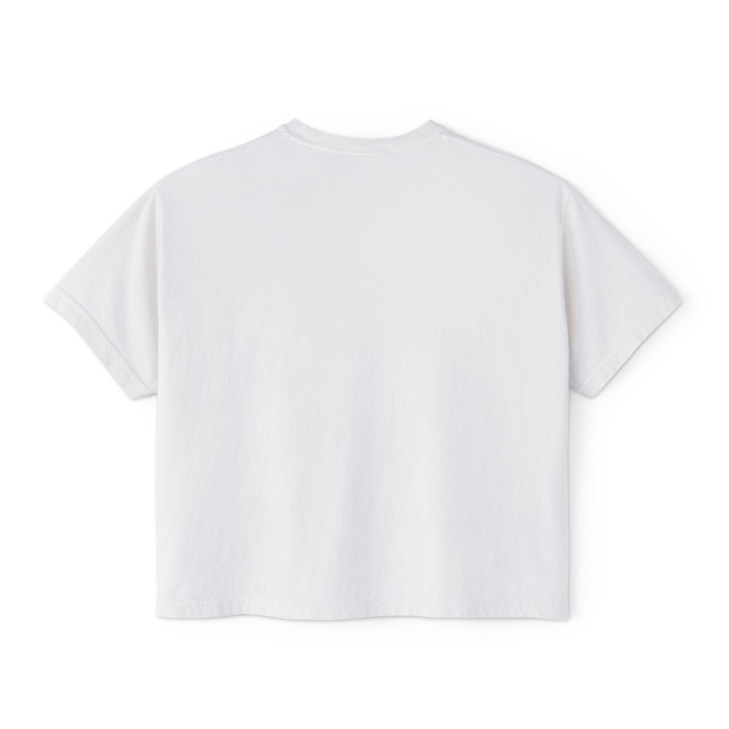Boxy Tee — "Fuck It Up" Minimalist Slogan Women's Crop T-Shirt