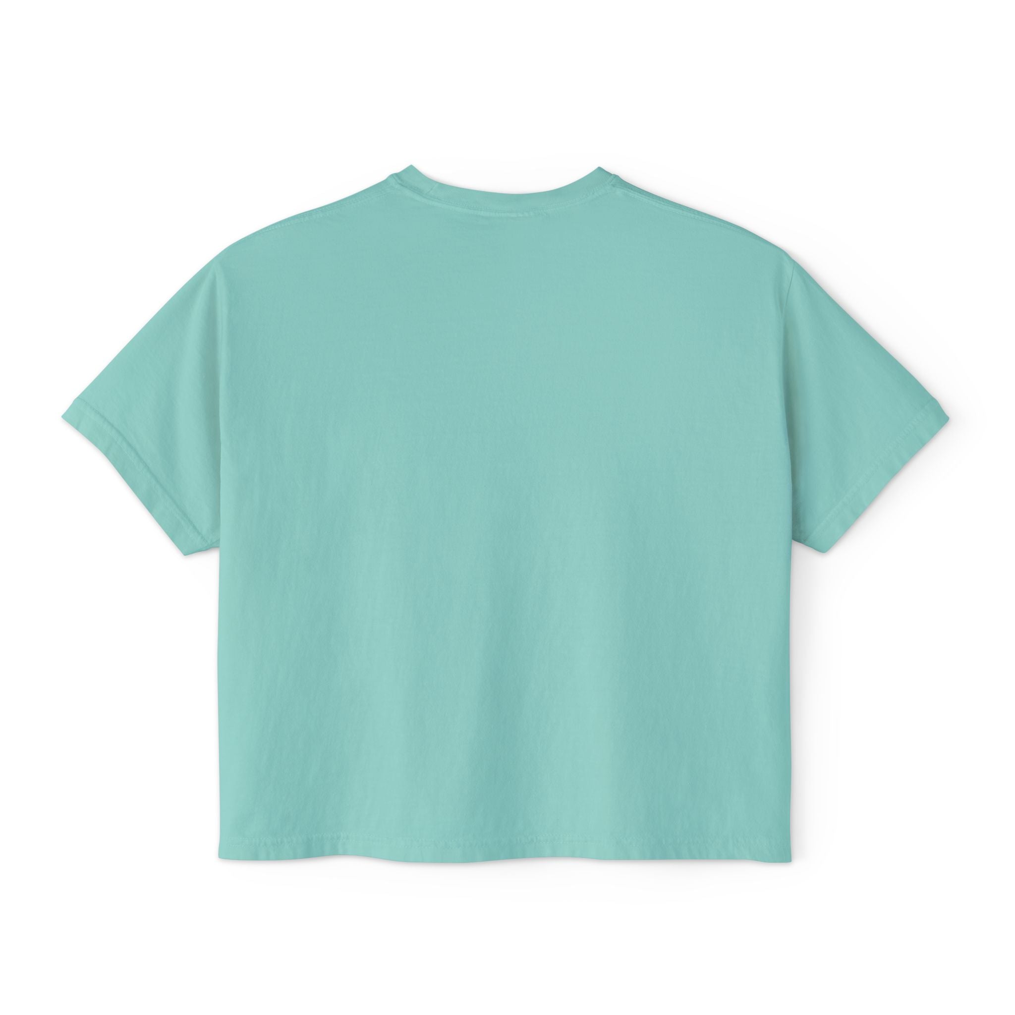 Boxy Tee — "Fuck It Up" Minimalist Slogan Women's Crop T-Shirt