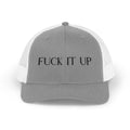 Embroidered 'Fuck It Up' Trucker Cap