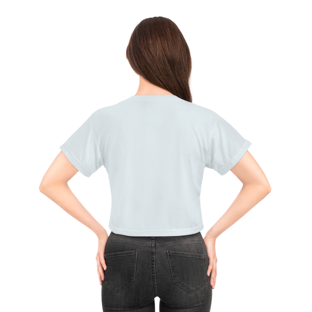 Boston Baddie Crop Tee — Trendy Graphic Women's Crop Top