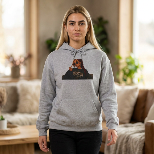 Boston Baddie Hoodie – Vintage City Photo Graphic Pullover