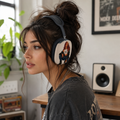 AirPod Max Case — Redhead Girl Graphic "Fuck It Up" Protective Cover