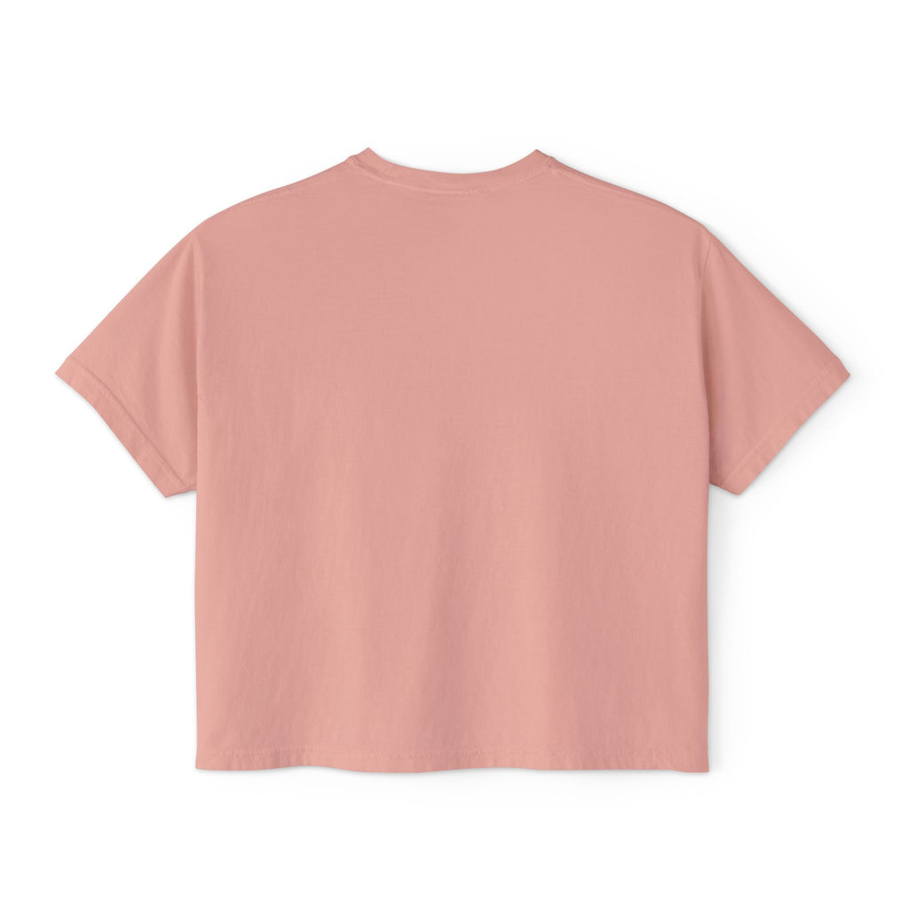 Boxy Tee — "Fuck It Up" Minimalist Slogan Women's Crop T-Shirt