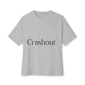 Crashout Boxy Tee — Minimalist Oversized Graphic T-Shirt