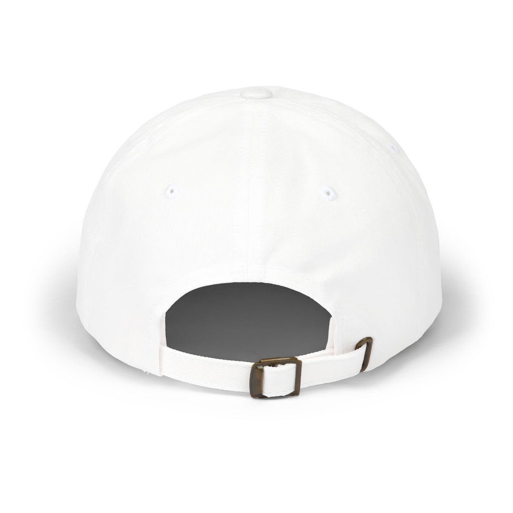 Crashout Embroidered Dad Cap - Minimal White Baseball Hat