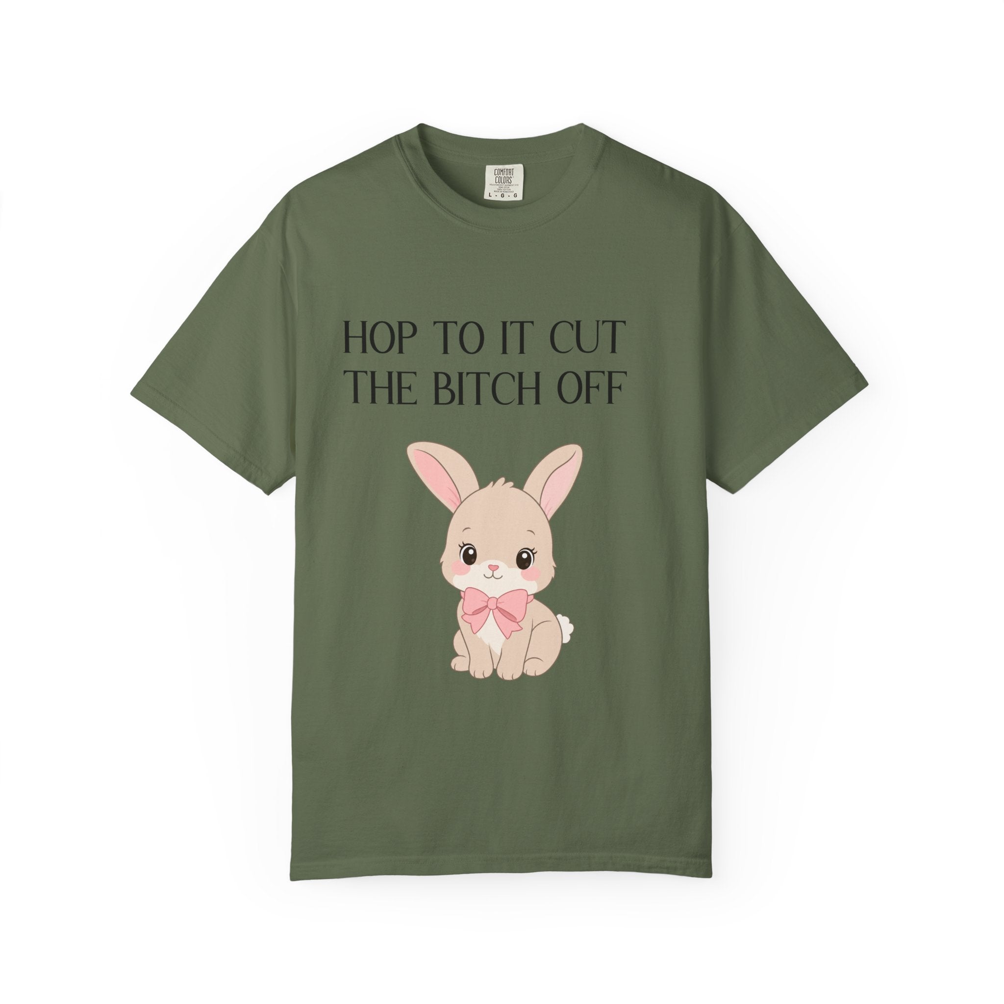 T-shirt « Bunny 'Hop To It Cut The Bitch Off' »